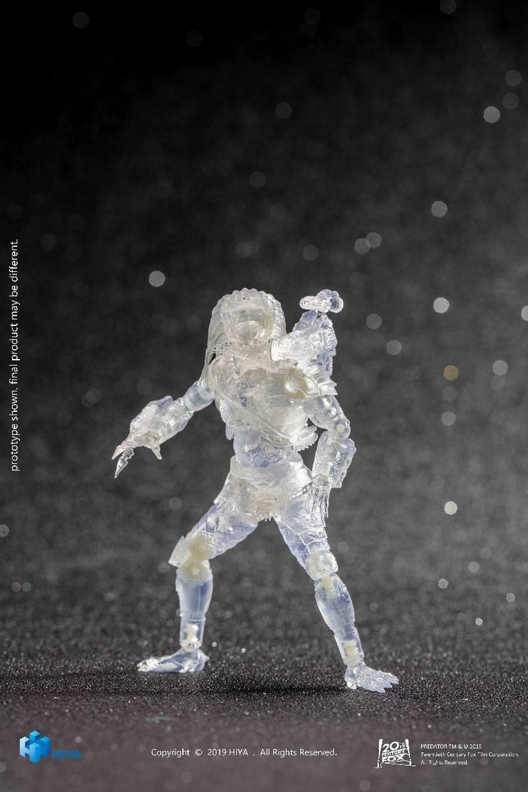 Hiya Toys Predator: Invisible Jungle Hunter 1:18 Scale 4 Inch Acton Figure