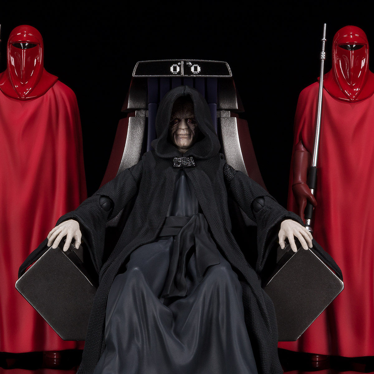 STAR WARS: Return of the Jedi - S.H. Figuarts Emperor Palpatine -Death Star II Throne Room Set- (BANDAI SPIRITS)