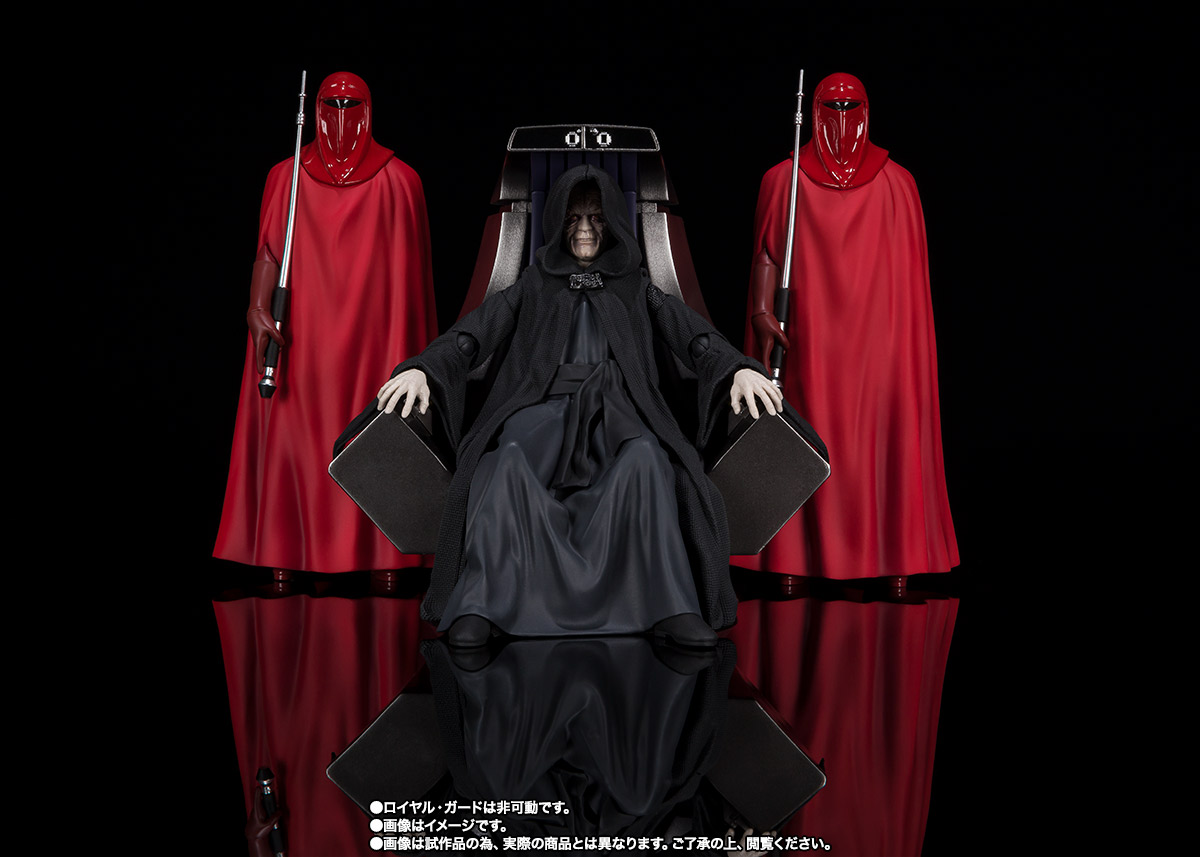 STAR WARS: Return of the Jedi - S.H. Figuarts Emperor Palpatine -Death Star II Throne Room Set- (BANDAI SPIRITS)