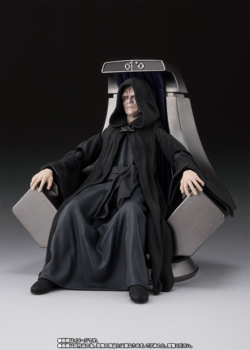 STAR WARS: Return of the Jedi - S.H. Figuarts Emperor Palpatine -Death Star II Throne Room Set- (BANDAI SPIRITS)