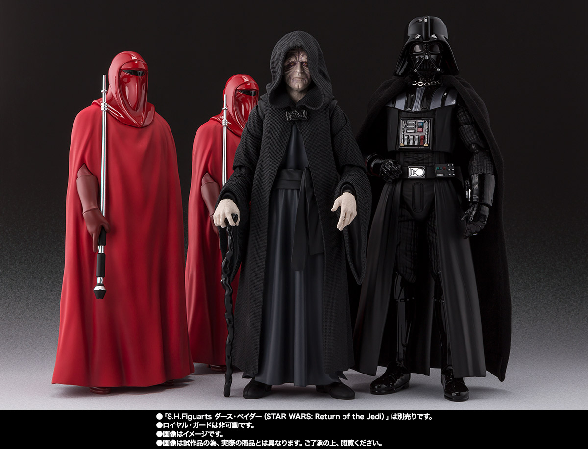 STAR WARS: Return of the Jedi - S.H. Figuarts Emperor Palpatine -Death Star II Throne Room Set- (BANDAI SPIRITS)