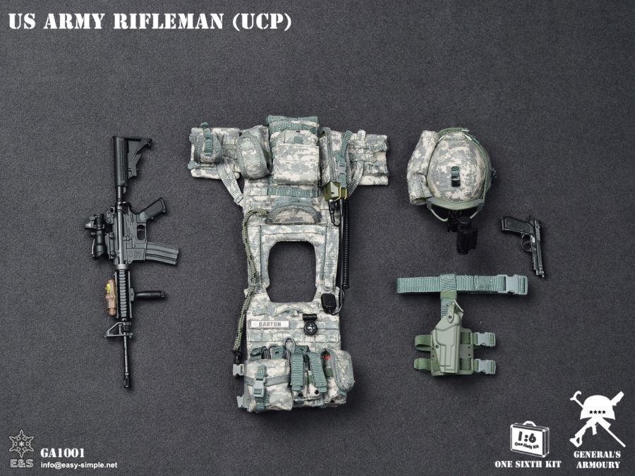 GA New: 1/6 US ARMY RIFLEMAN UCP