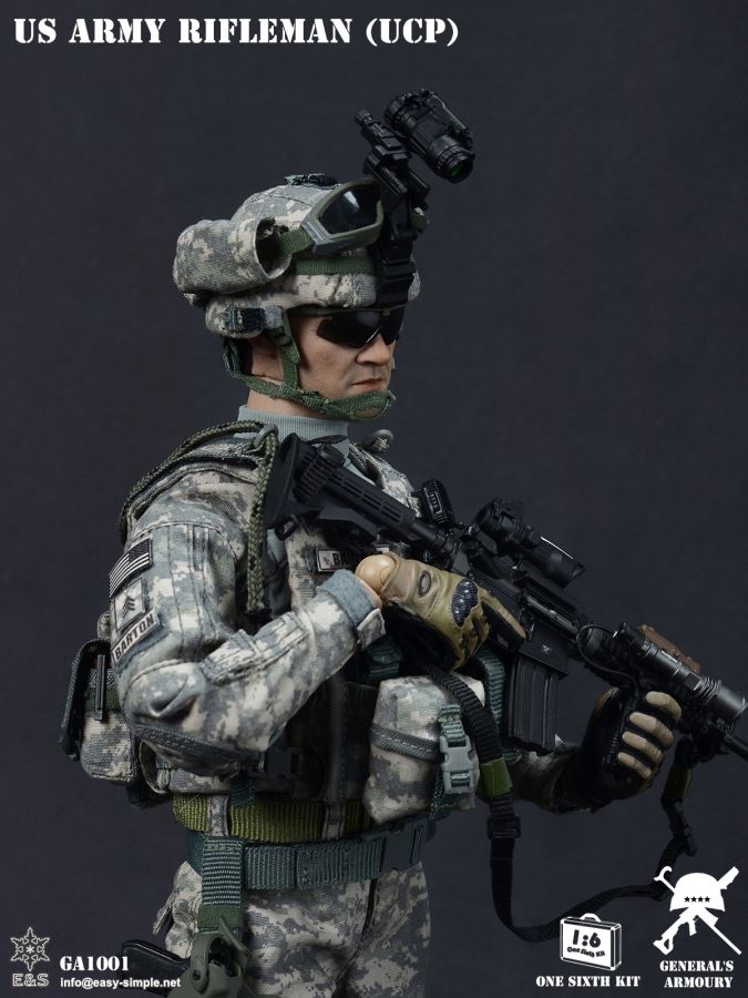 GA New: 1/6 US ARMY RIFLEMAN UCP