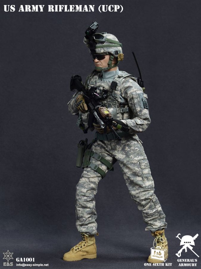 GA New: 1/6 US ARMY RIFLEMAN UCP