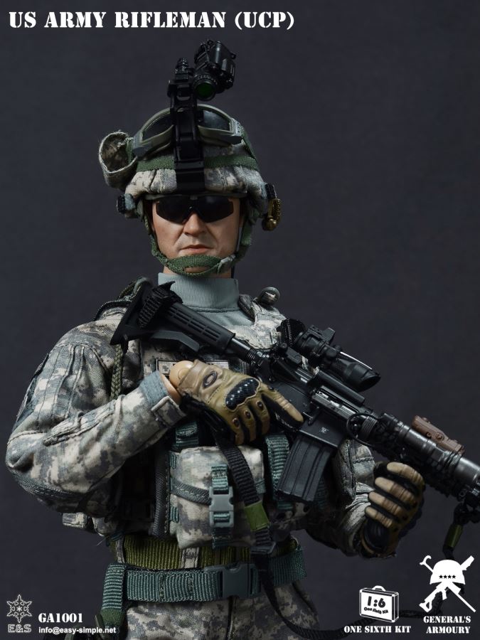 GA New: 1/6 US ARMY RIFLEMAN UCP