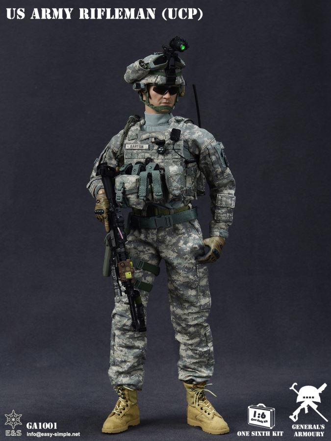 GA New: 1/6 US ARMY RIFLEMAN UCP