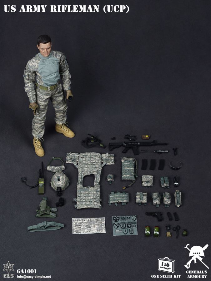 GA New: 1/6 US ARMY RIFLEMAN UCP