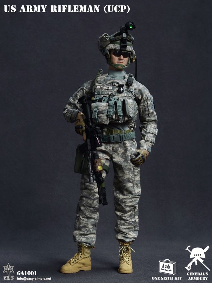 GA New: 1/6 US ARMY RIFLEMAN UCP