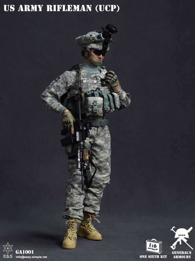 GA New: 1/6 US ARMY RIFLEMAN UCP