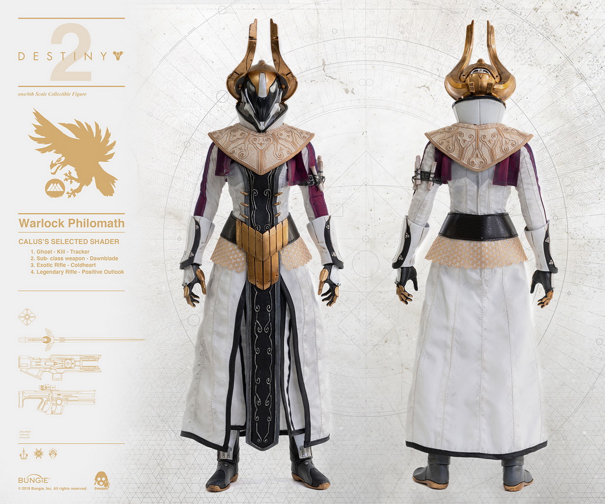 Threezero : Destiny 2 Warlock Philomath CALUS'S SELECTED style color matching