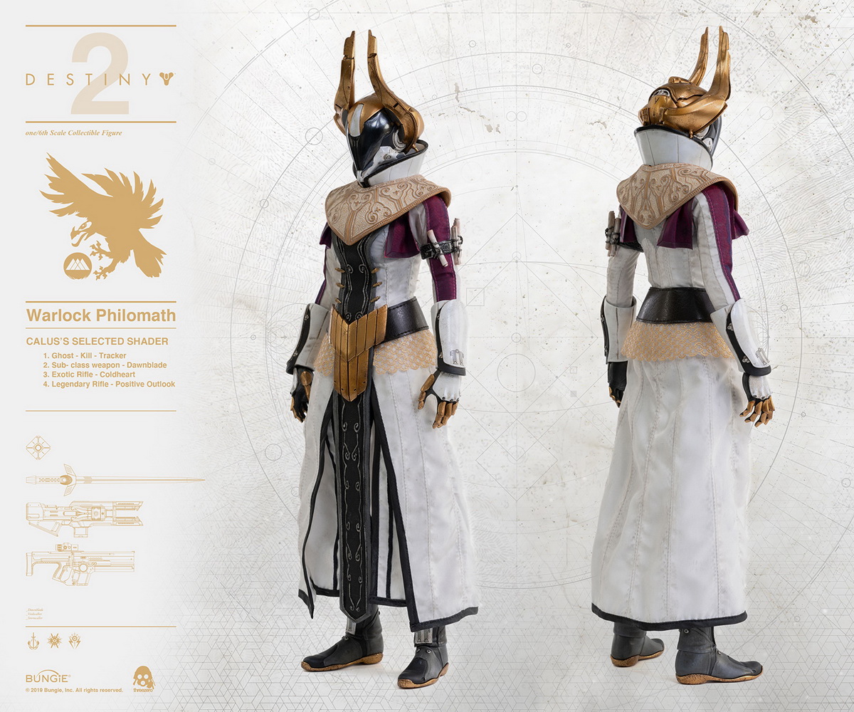 Threezero : Destiny 2 Warlock Philomath CALUS'S SELECTED style color matching