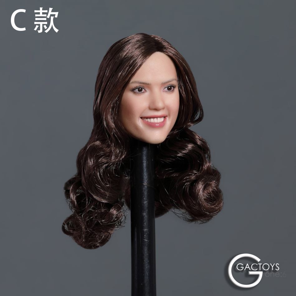 GACTOYS : 1/6 smiley beauty head carving series two