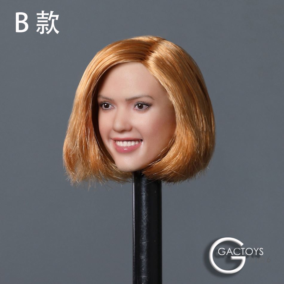 GACTOYS : 1/6 smiley beauty head carving series two