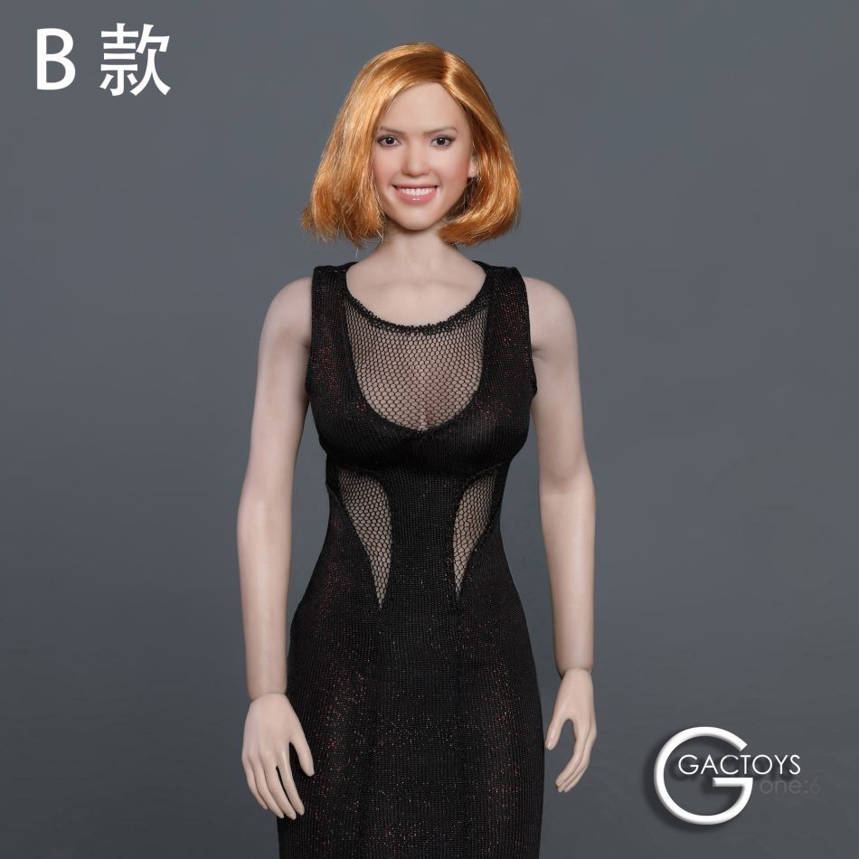 GACTOYS : 1/6 smiley beauty head carving series two
