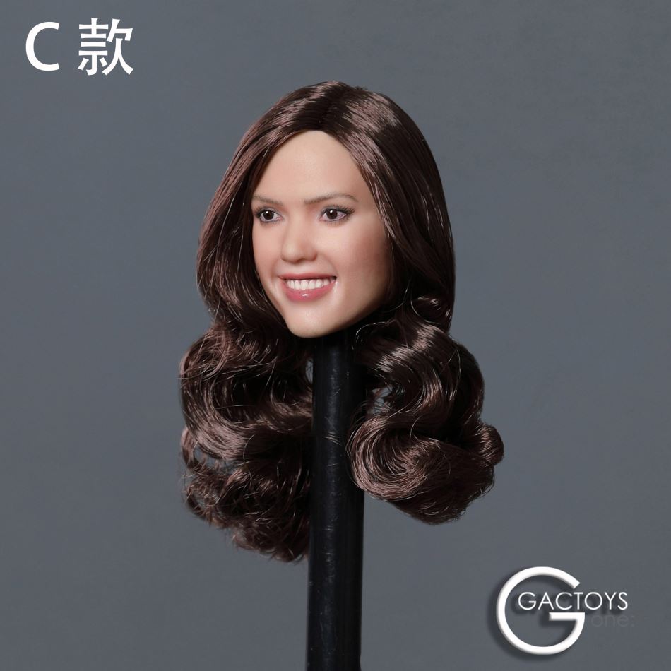GACTOYS : 1/6 smiley beauty head carving series two