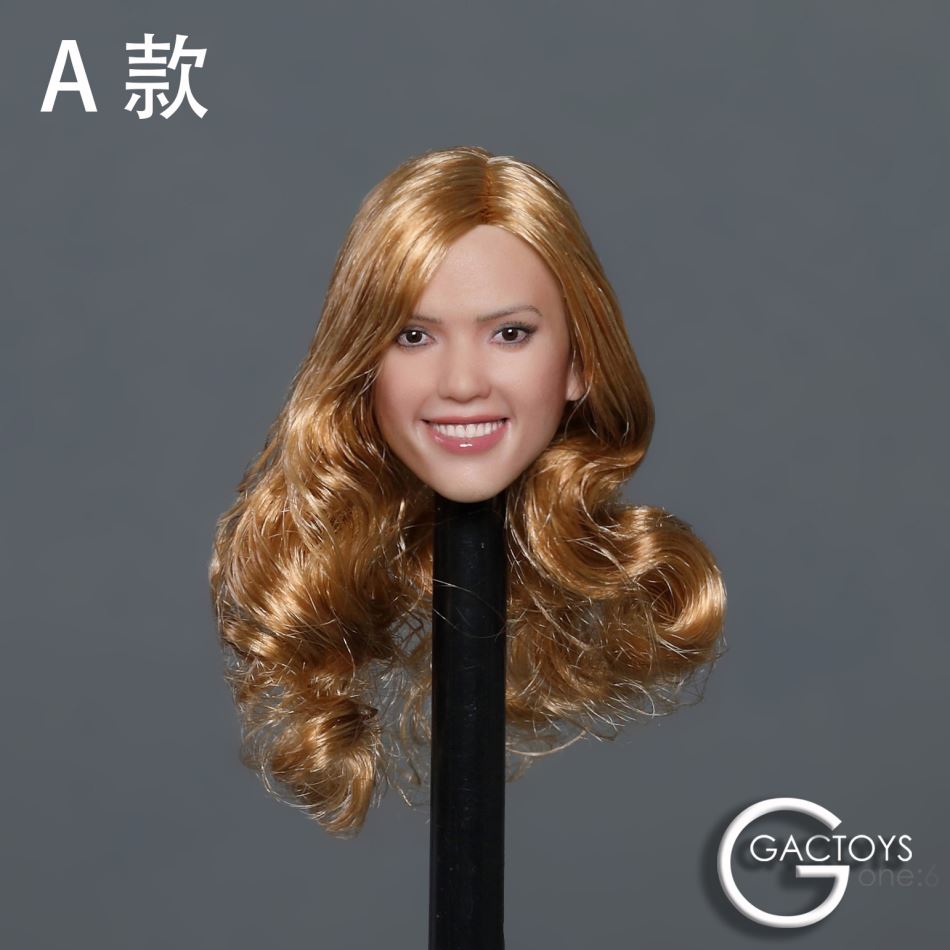 GACTOYS : 1/6 smiley beauty head carving series two