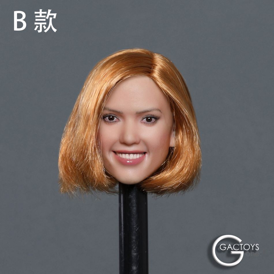 GACTOYS : 1/6 smiley beauty head carving series two