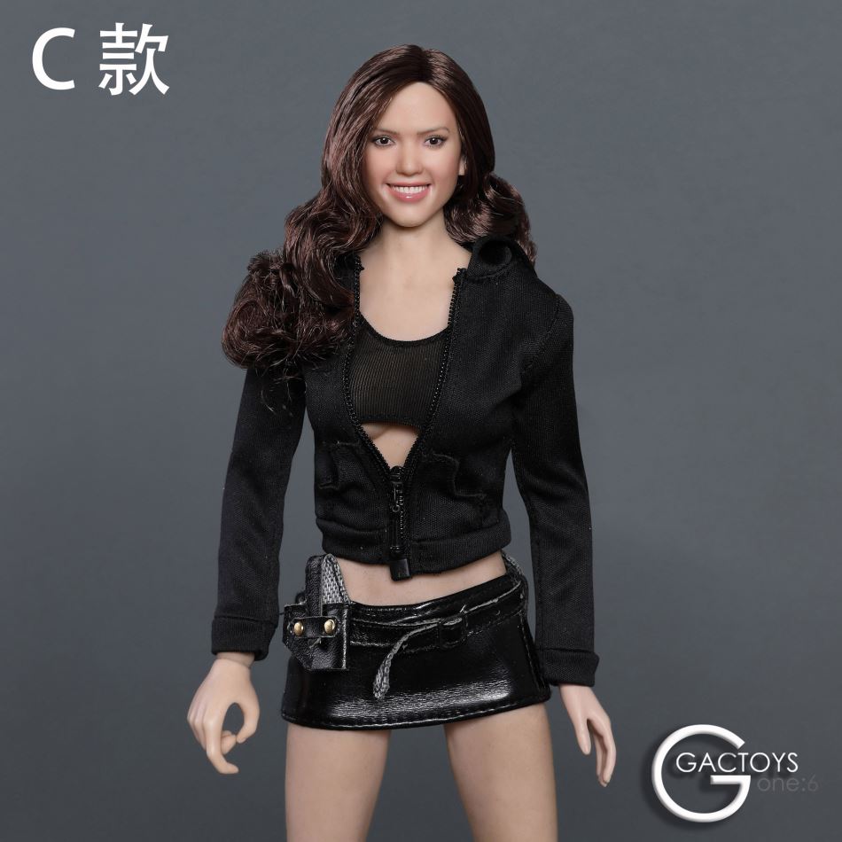 GACTOYS : 1/6 smiley beauty head carving series two