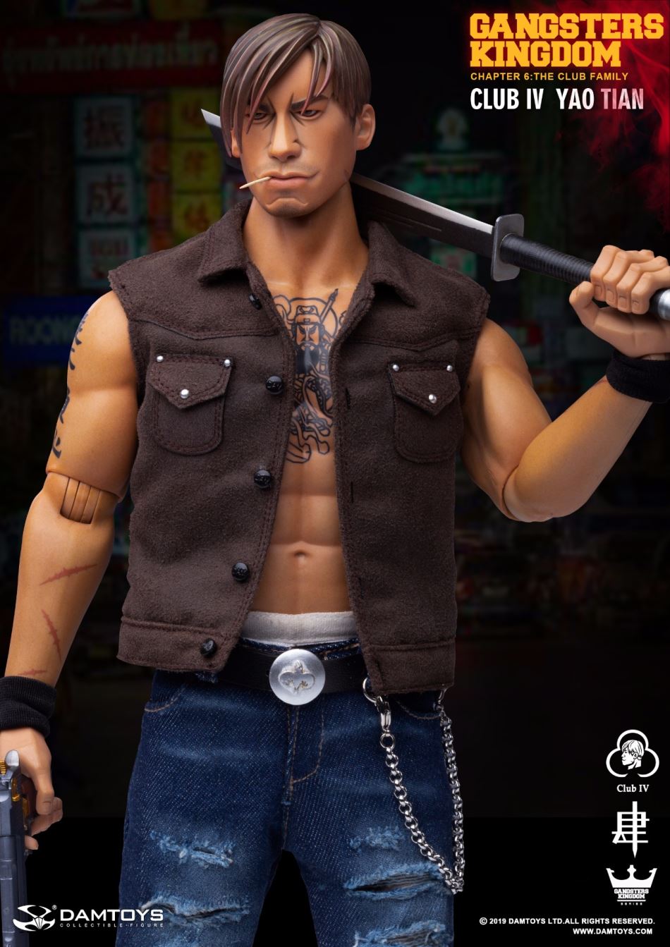 DAMTOYS : 1/6 Gangster Kingdom-Grass Flower 4 YaoTian