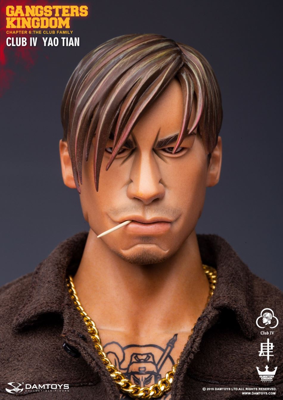 DAMTOYS : 1/6 Gangster Kingdom-Grass Flower 4 YaoTian