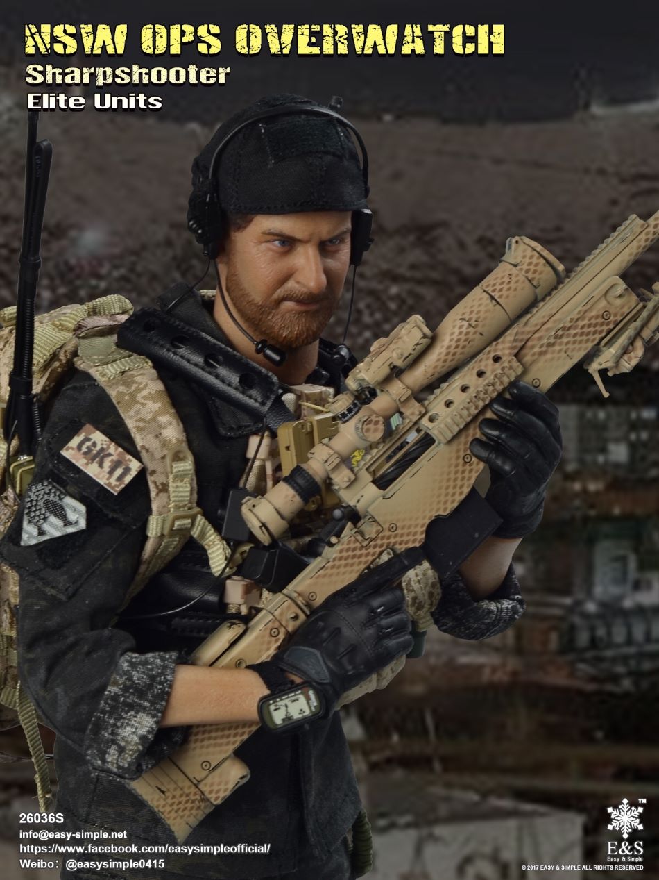 EASY&SIMPLE：1/6 NSW OPS Overwatch Sharpshooter Elite Units