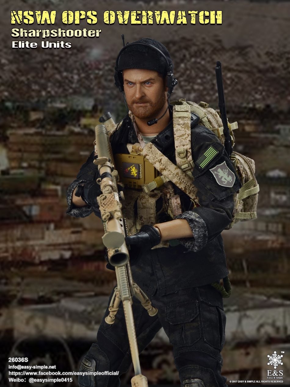EASY&SIMPLE：1/6 NSW OPS Overwatch Sharpshooter Elite Units