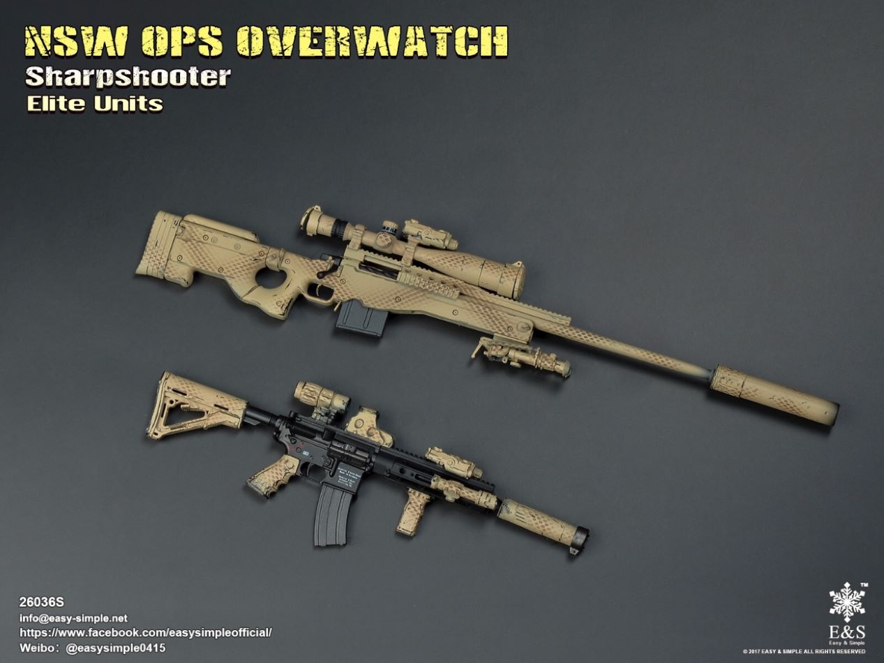 EASY&SIMPLE：1/6 NSW OPS Overwatch Sharpshooter Elite Units