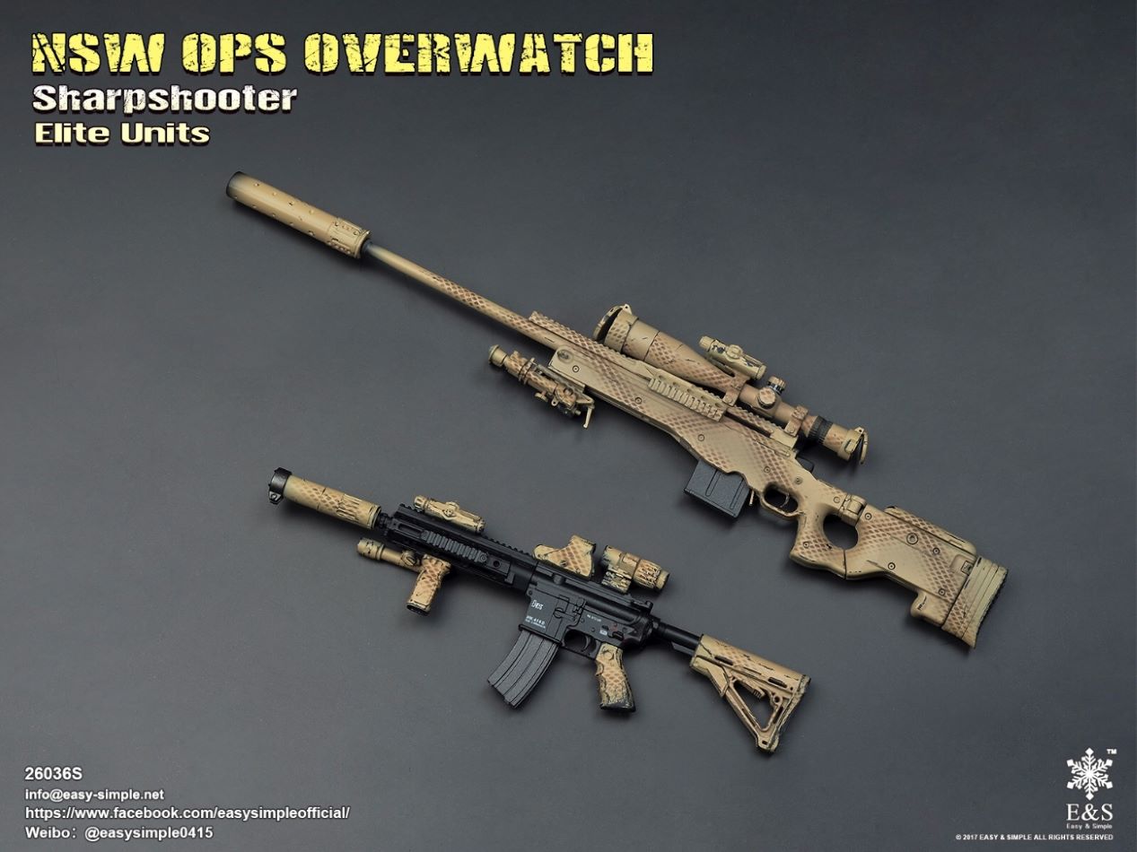EASY&SIMPLE：1/6 NSW OPS Overwatch Sharpshooter Elite Units