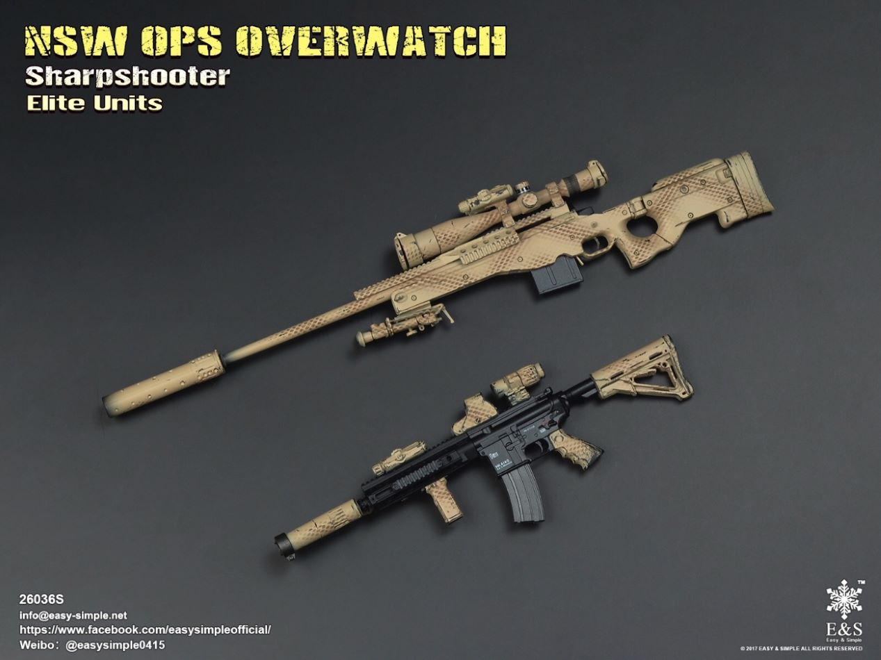 EASY&SIMPLE：1/6 NSW OPS Overwatch Sharpshooter Elite Units