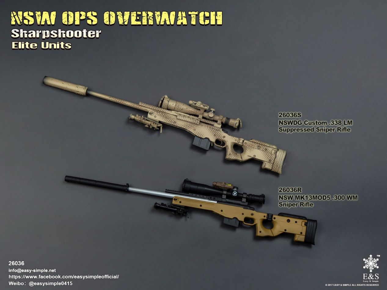 EASY&SIMPLE：1/6 NSW OPS Overwatch Sharpshooter Elite Units