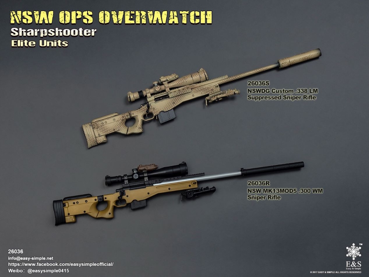 EASY&SIMPLE：1/6 NSW OPS Overwatch Sharpshooter Elite Units