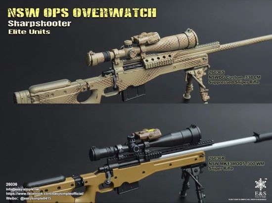EASY&SIMPLE：1/6 NSW OPS Overwatch Sharpshooter Elite Units