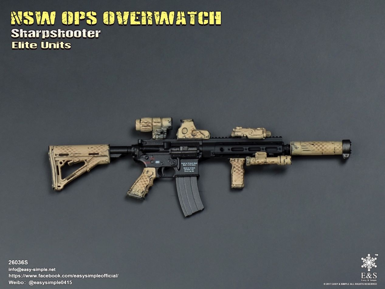 EASY&SIMPLE：1/6 NSW OPS Overwatch Sharpshooter Elite Units