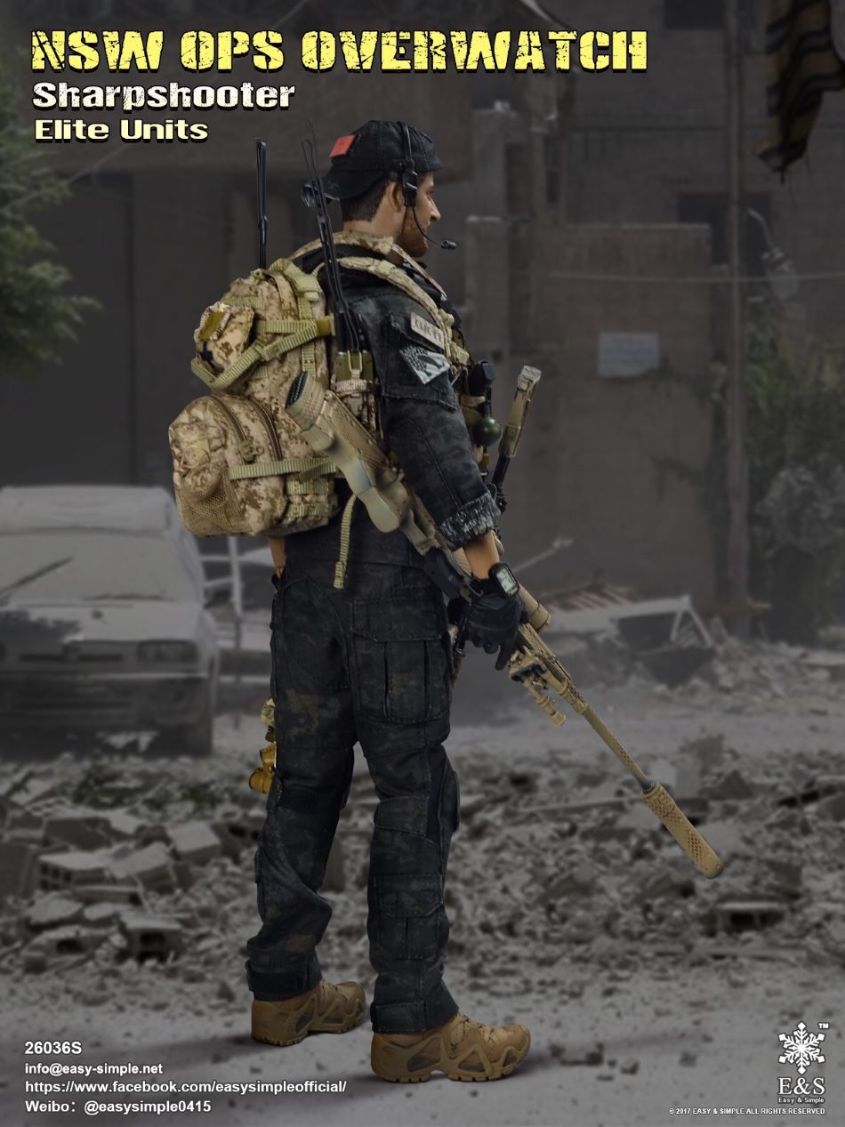 EASY&SIMPLE：1/6 NSW OPS Overwatch Sharpshooter Elite Units