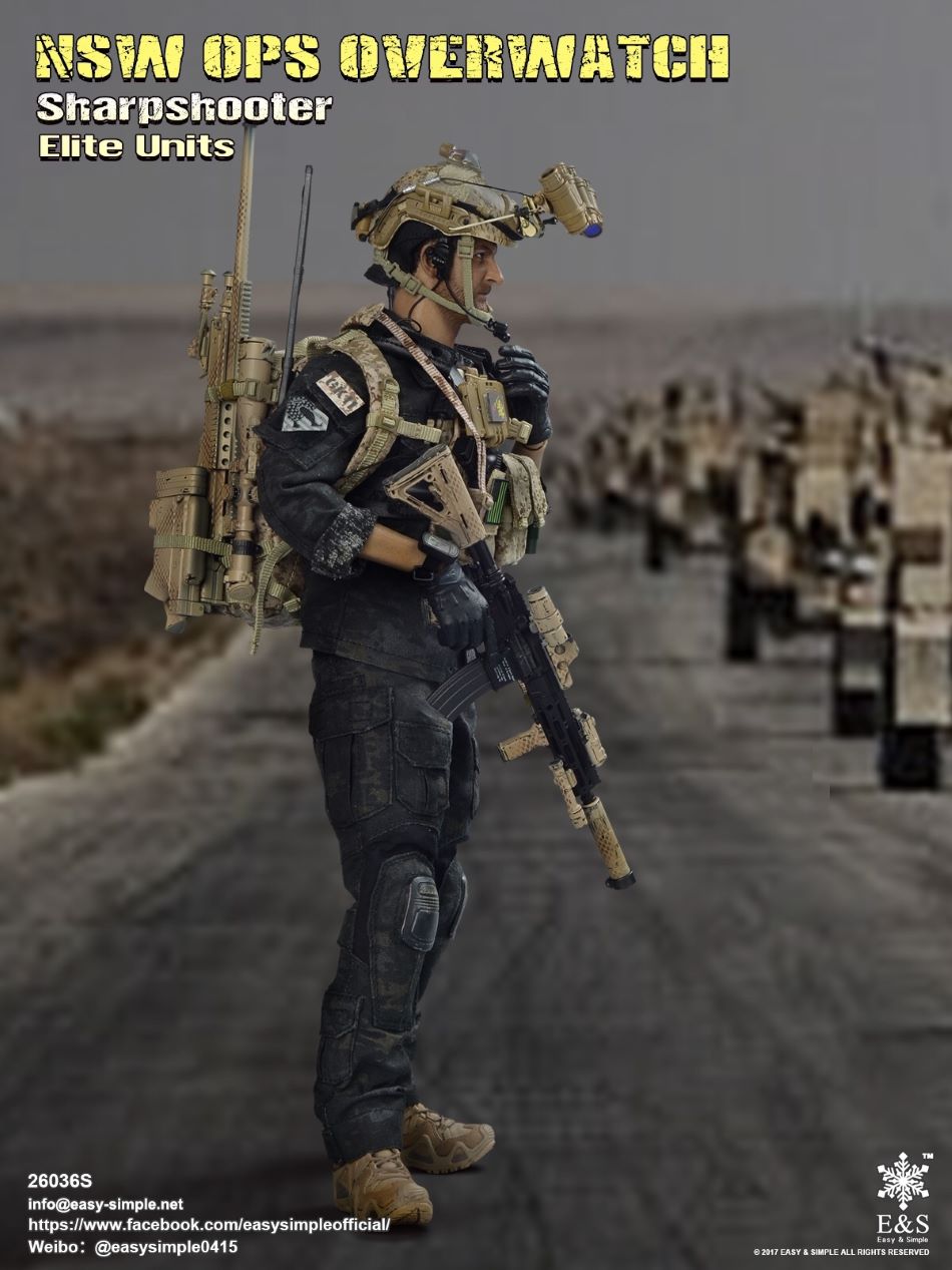 EASY&SIMPLE：1/6 NSW OPS Overwatch Sharpshooter Elite Units