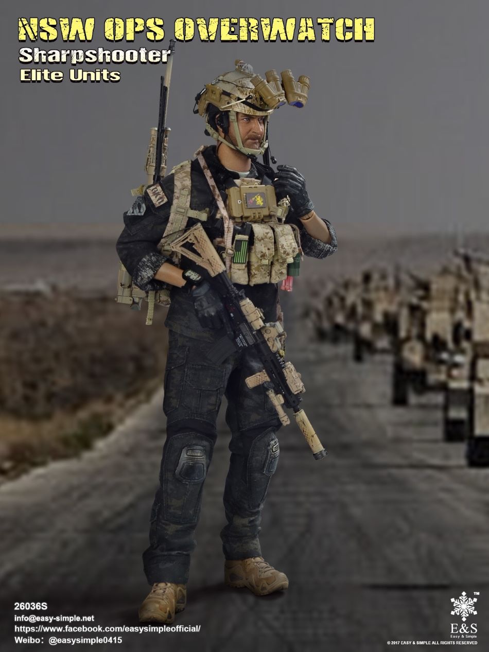 EASY&SIMPLE：1/6 NSW OPS Overwatch Sharpshooter Elite Units
