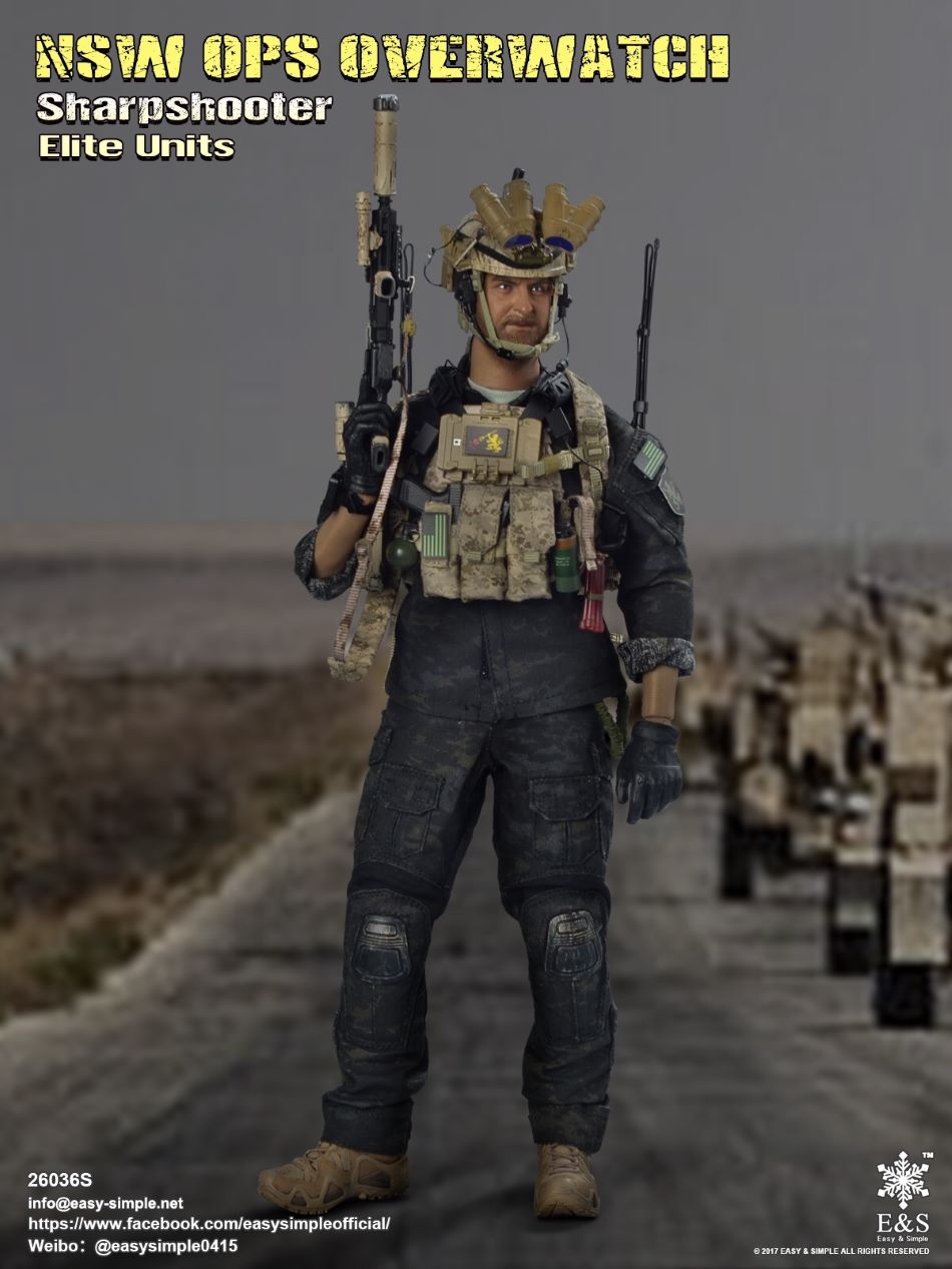 EASY&SIMPLE：1/6 NSW OPS Overwatch Sharpshooter Elite Units