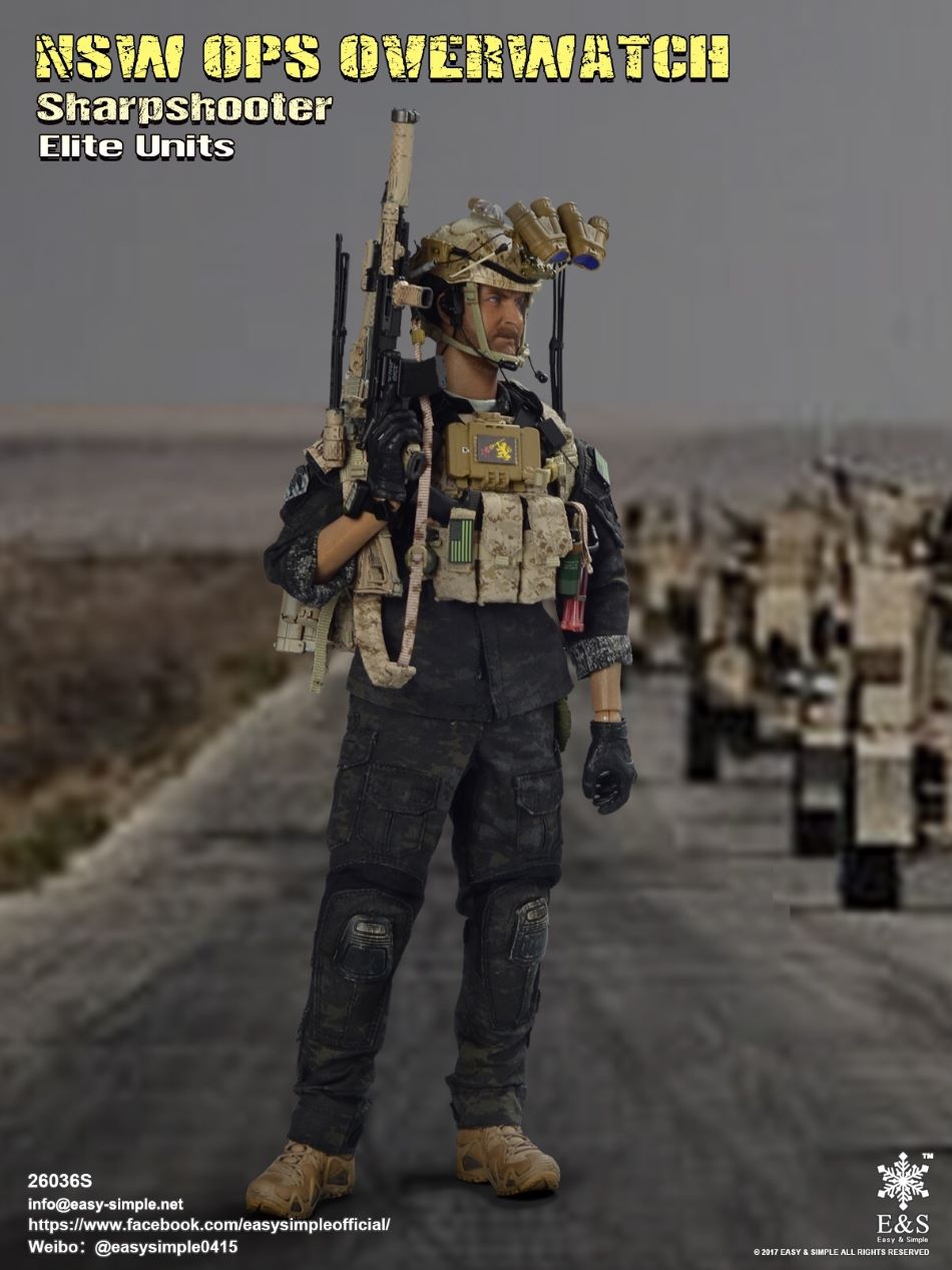 EASY&SIMPLE：1/6 NSW OPS Overwatch Sharpshooter Elite Units