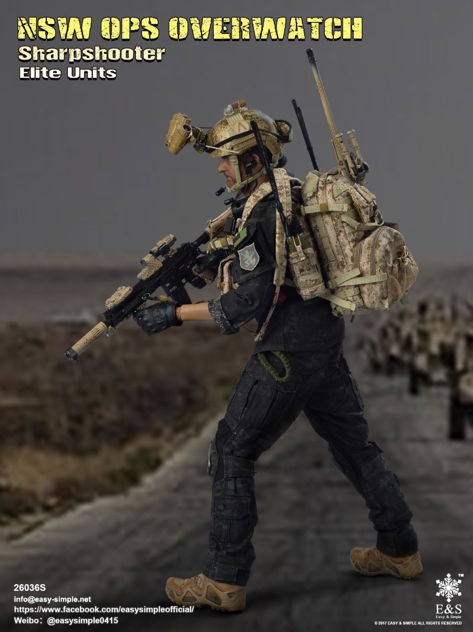 EASY&SIMPLE：1/6 NSW OPS Overwatch Sharpshooter Elite Units