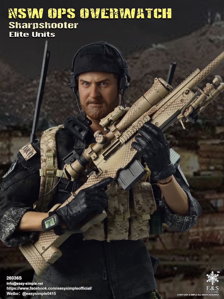 EASY&SIMPLE：1/6 NSW OPS Overwatch Sharpshooter Elite Units