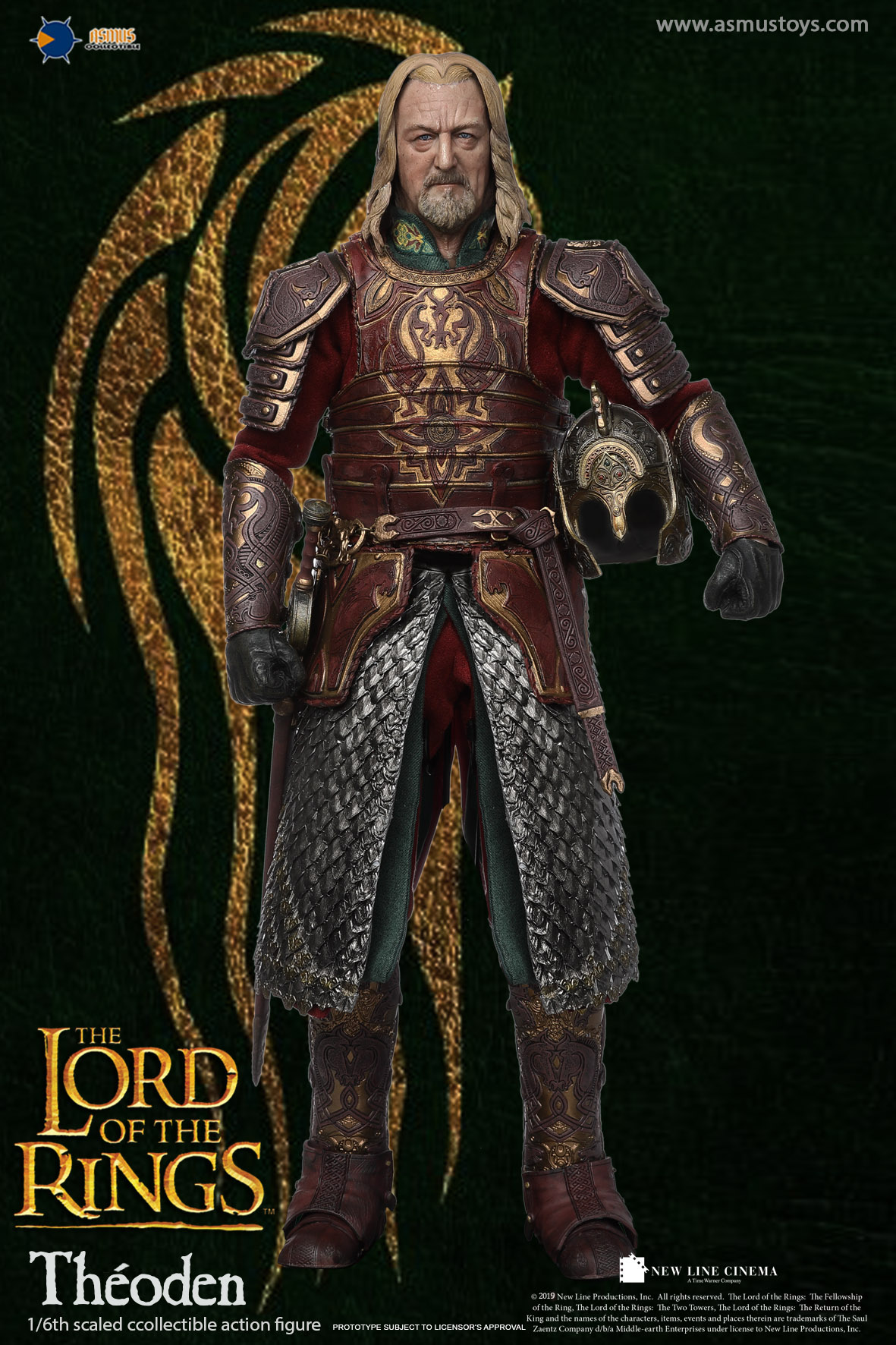 ASMUS TOYS: THEODEN LORD OF THE RINGS