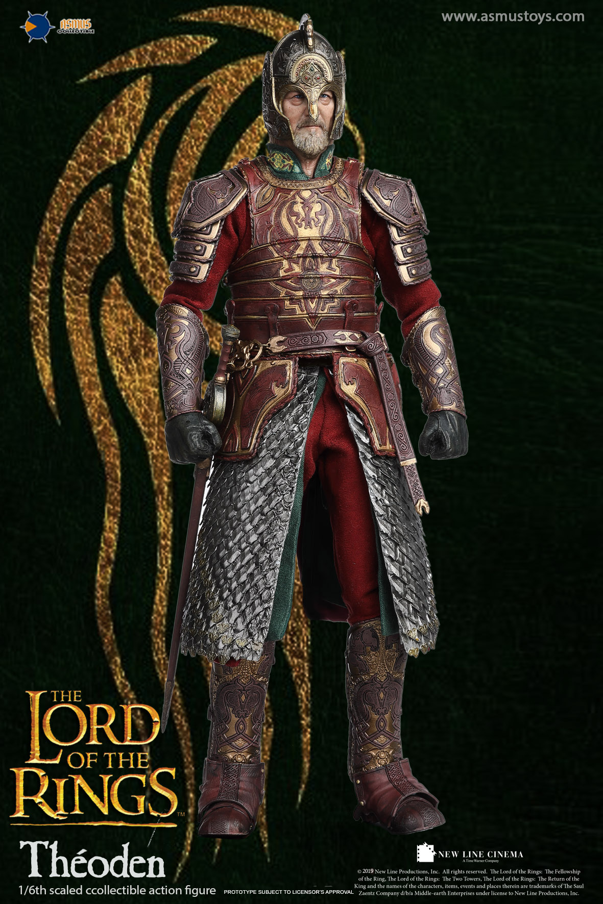 ASMUS TOYS: THEODEN LORD OF THE RINGS