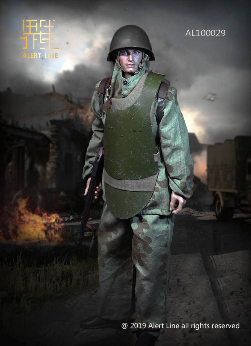Alert Line boundary play mode: 1/6 World War II Soviet-Assault Engineer