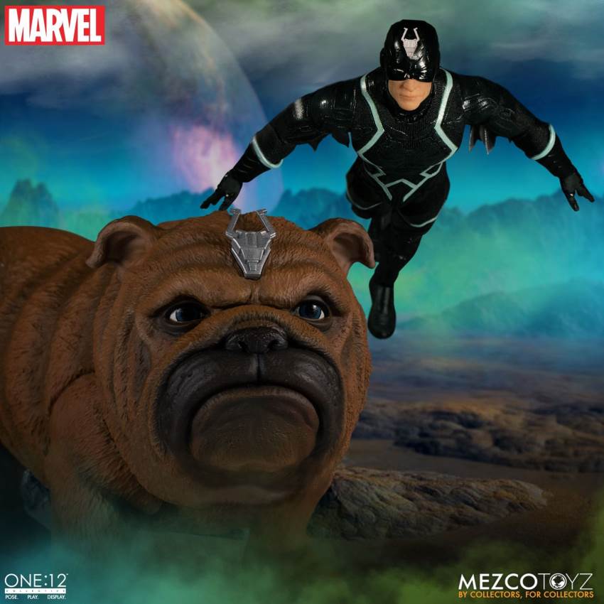 MEZCOTOYZ Marvel One:12 Collective Black Bolt & Lockjaw Set