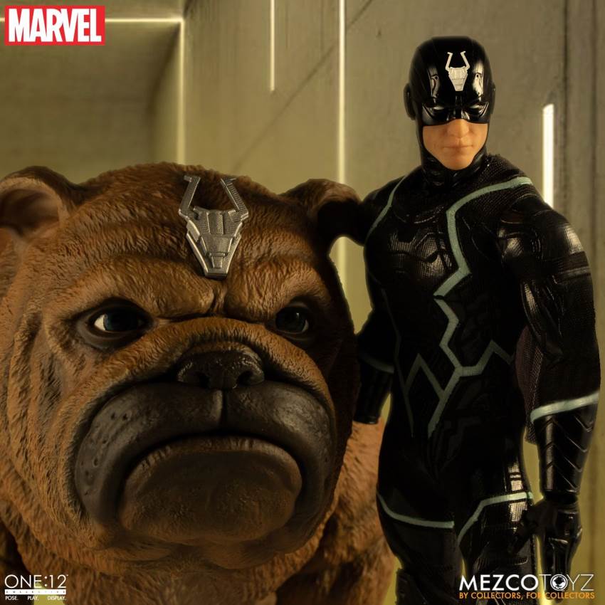 MEZCOTOYZ Marvel One:12 Collective Black Bolt & Lockjaw Set