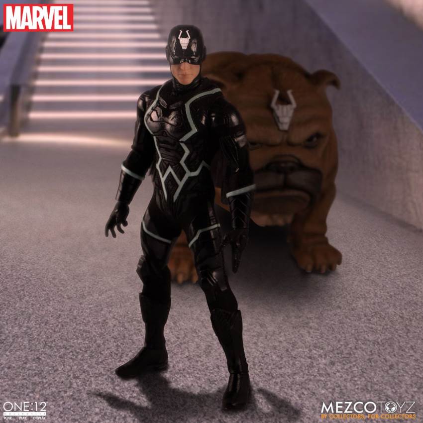 MEZCOTOYZ Marvel One:12 Collective Black Bolt & Lockjaw Set