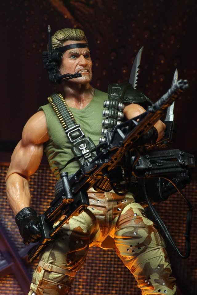 NECA Aliens Kenner Tribute SPACE MARINE DRAKE Action Figure