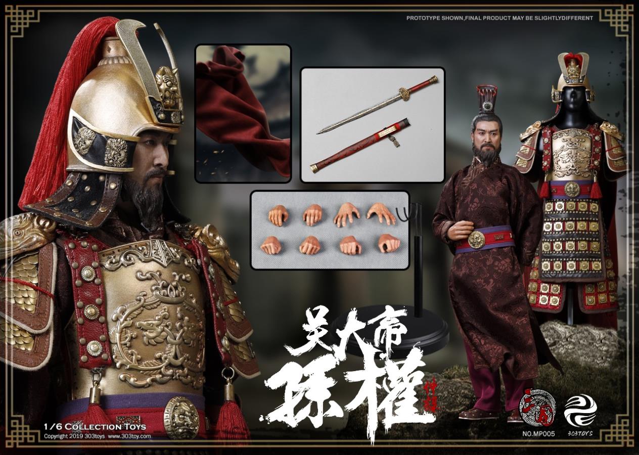 303TOYS MP005 1/6 Three Kingdoms Series - Sun Quan (Zhong Mou)
