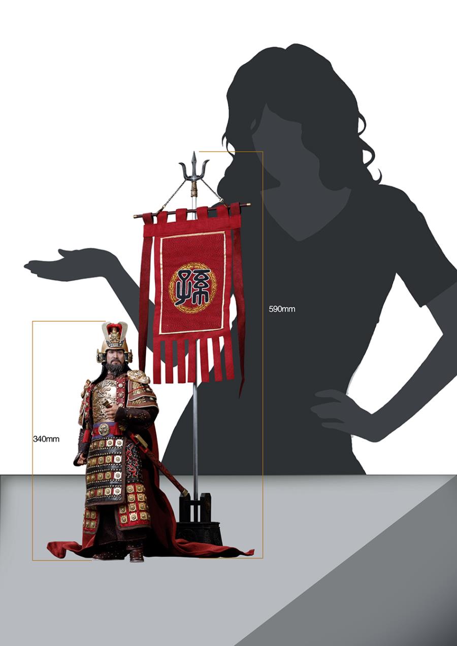 303TOYS MP006 1/6 Three series - Sun Quan (Zhongmou) ingenuity Huanglong version