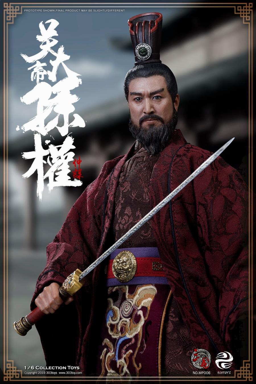 303TOYS MP006 1/6 Three series - Sun Quan (Zhongmou) ingenuity Huanglong version
